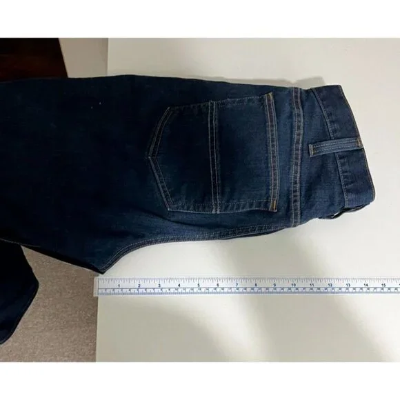 Carhartt Straight Fit Dark Denim Jeans Men's Size 32 X 34 Workwear